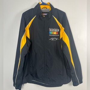 Kyle Busch 2009 Men's Jacket M&M’s NASCAR #18 Black Yellow Medium